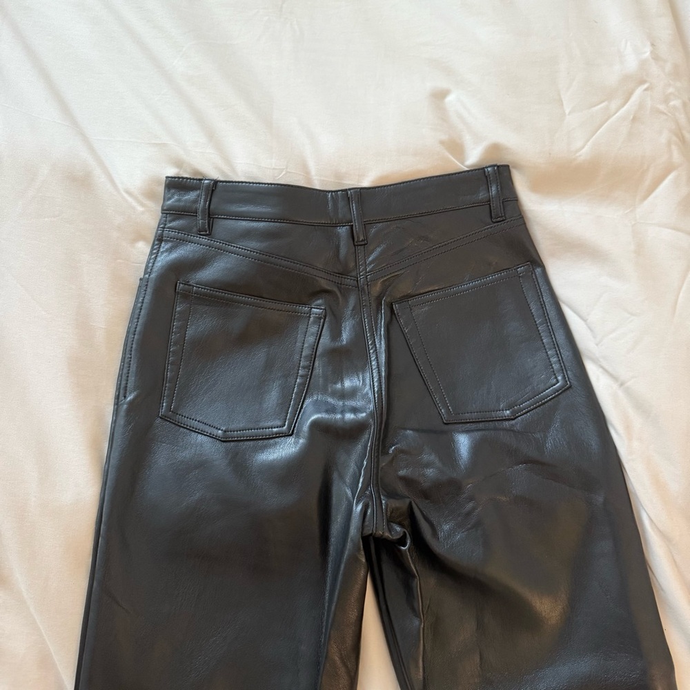 Aritzia Melina Black Leather Pants - Picture 7 of 7